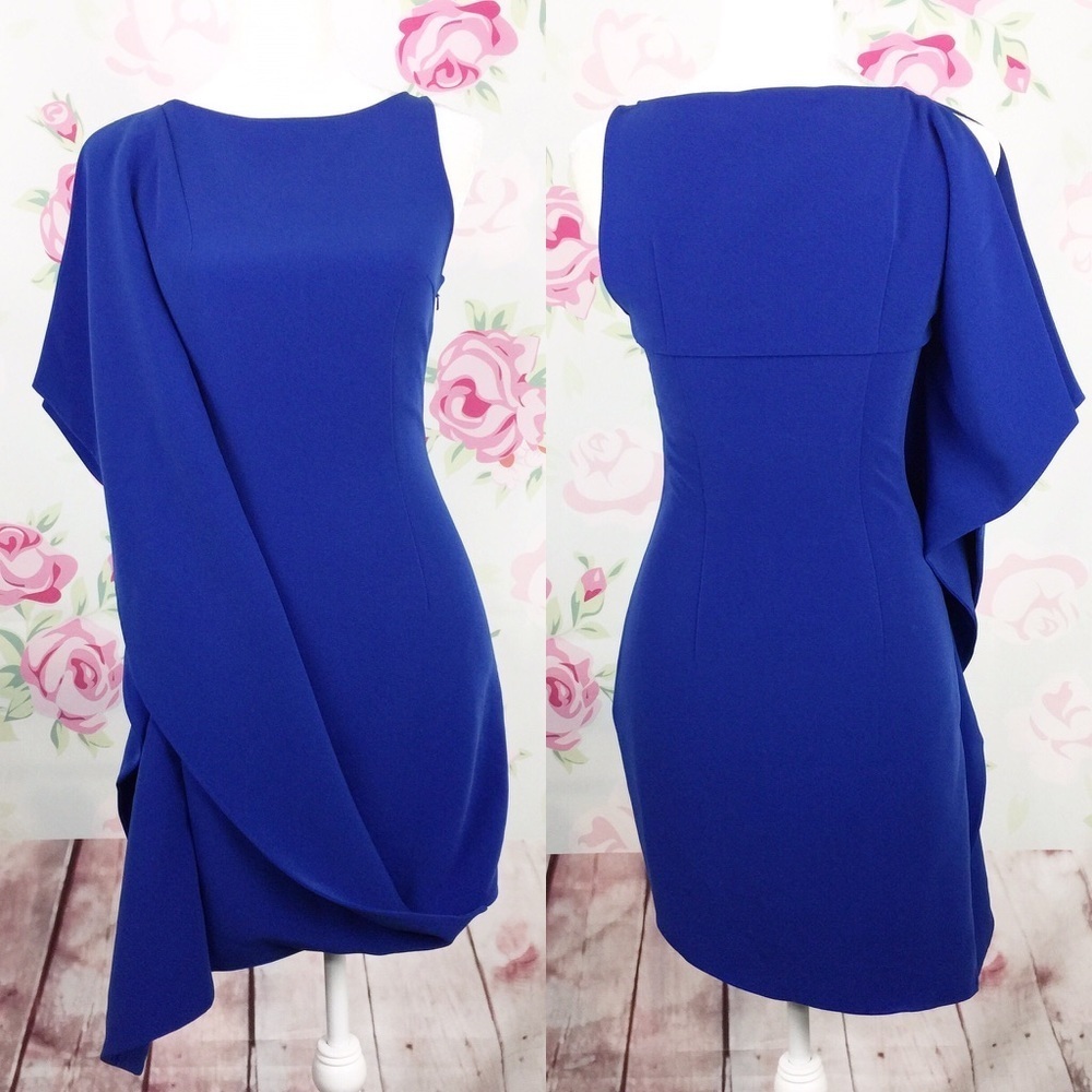 NEW AQ/AQ Revolve Cobalt Blue Joan Mini Dress 4